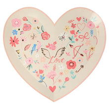 Load image into Gallery viewer, Meri Meri Valentine Heart Die Cut Plates
