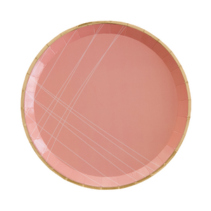 Milestone Pink Feliz Cumpleaño Dinner Plates