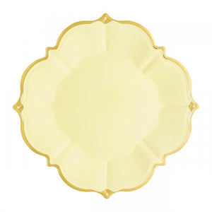 Canary Yellow Scalloped Side Plate