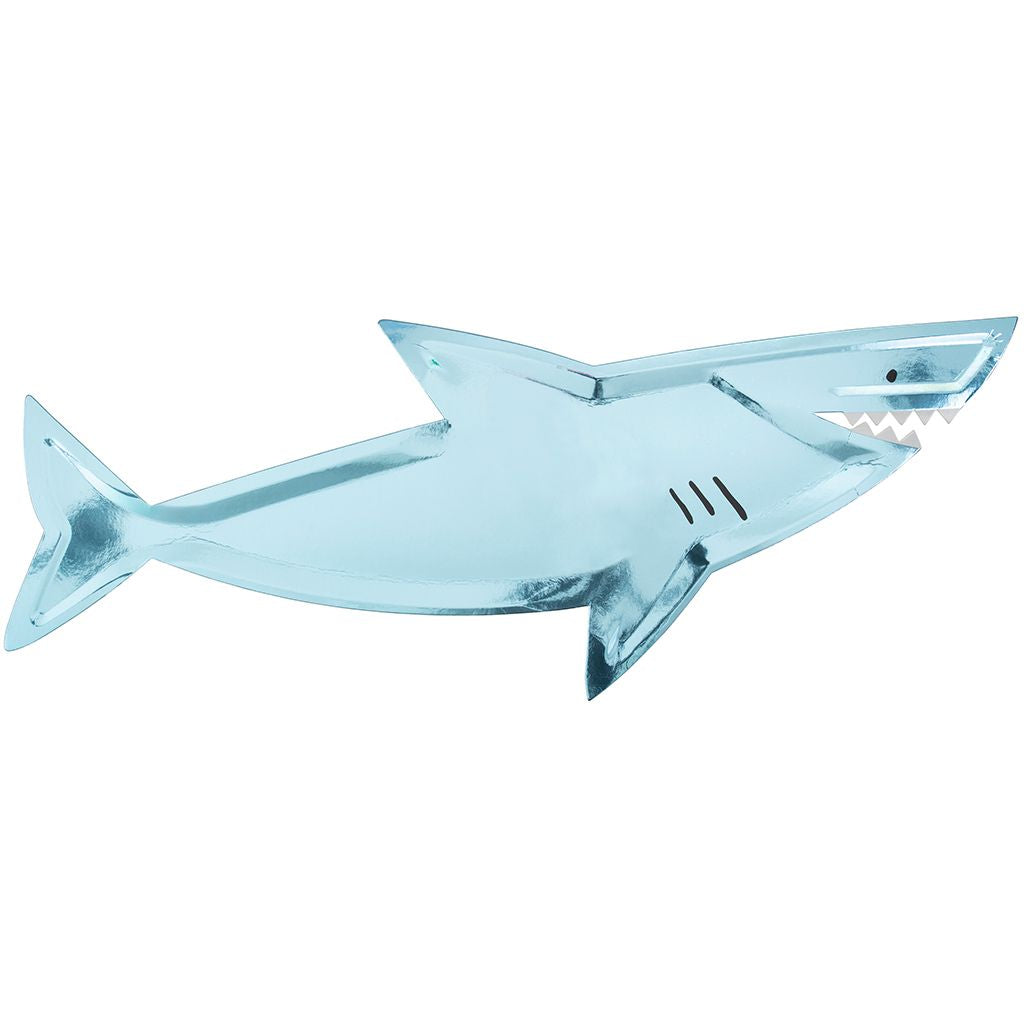 Shark Silver Platter Meri Meri Partyware Supplies Canada