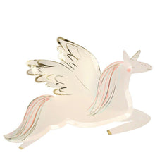 Load image into Gallery viewer, Meri Meri Winged Unicorn Plates
