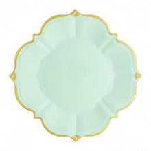 Load image into Gallery viewer, Mint Scalloped Side Plates
