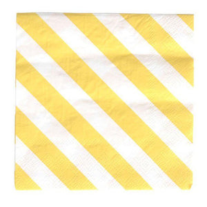 Yellow Striped Napkins