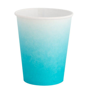 Sky Blue Ombre Party Cups