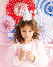 Load image into Gallery viewer, Oui Party Birthday Straws
