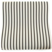 Load image into Gallery viewer, Black and Cream Striped Table Runner
