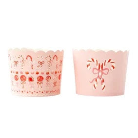 Pink Candy Canes Food Cups