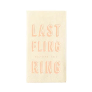 Last Fling Paper Guest Towel