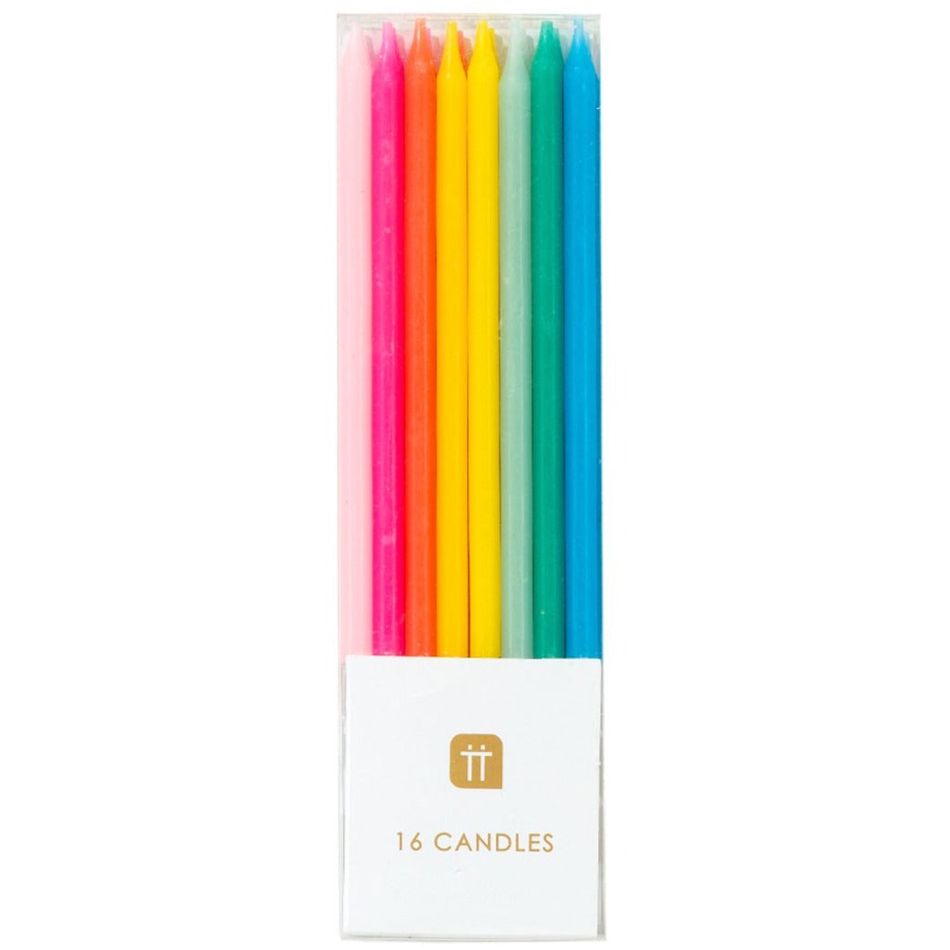 Rainbow Candles Lolli and Confetti Party Shop