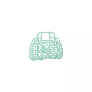 Sun Jellies Retro Basket Mini Mint