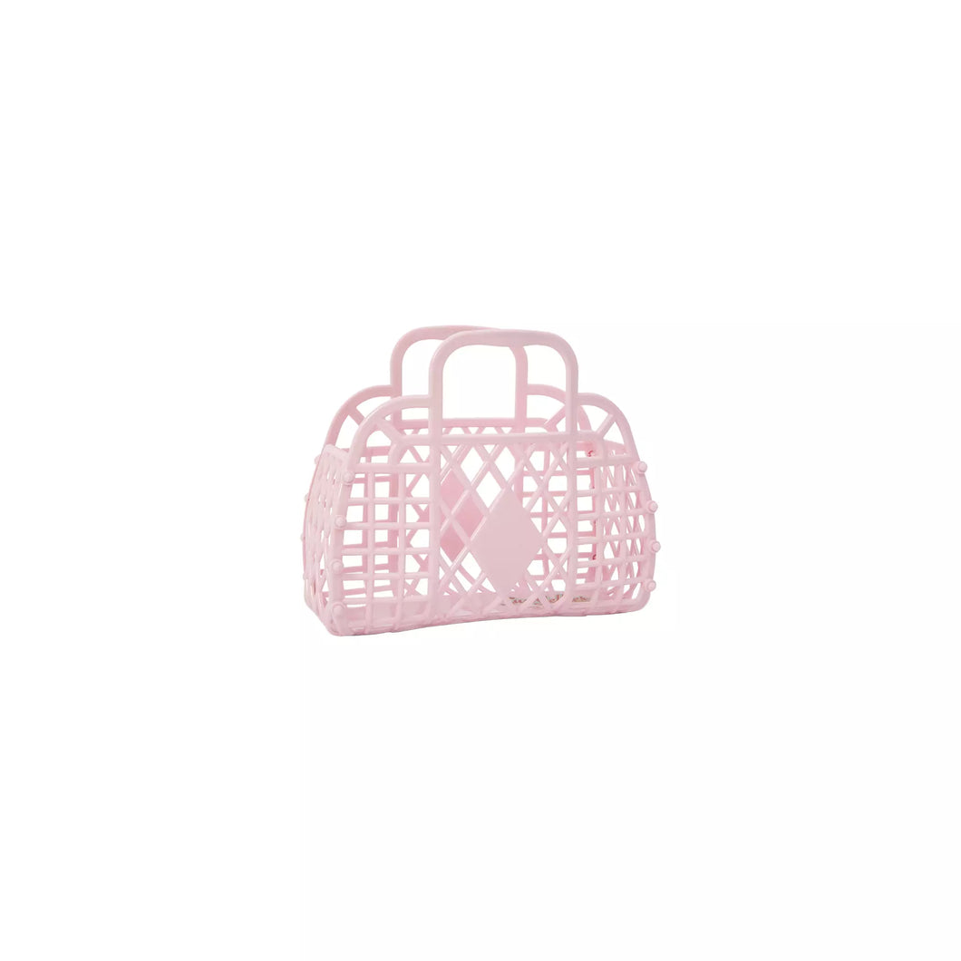 Sun Jellies Retro Basket Mini pink