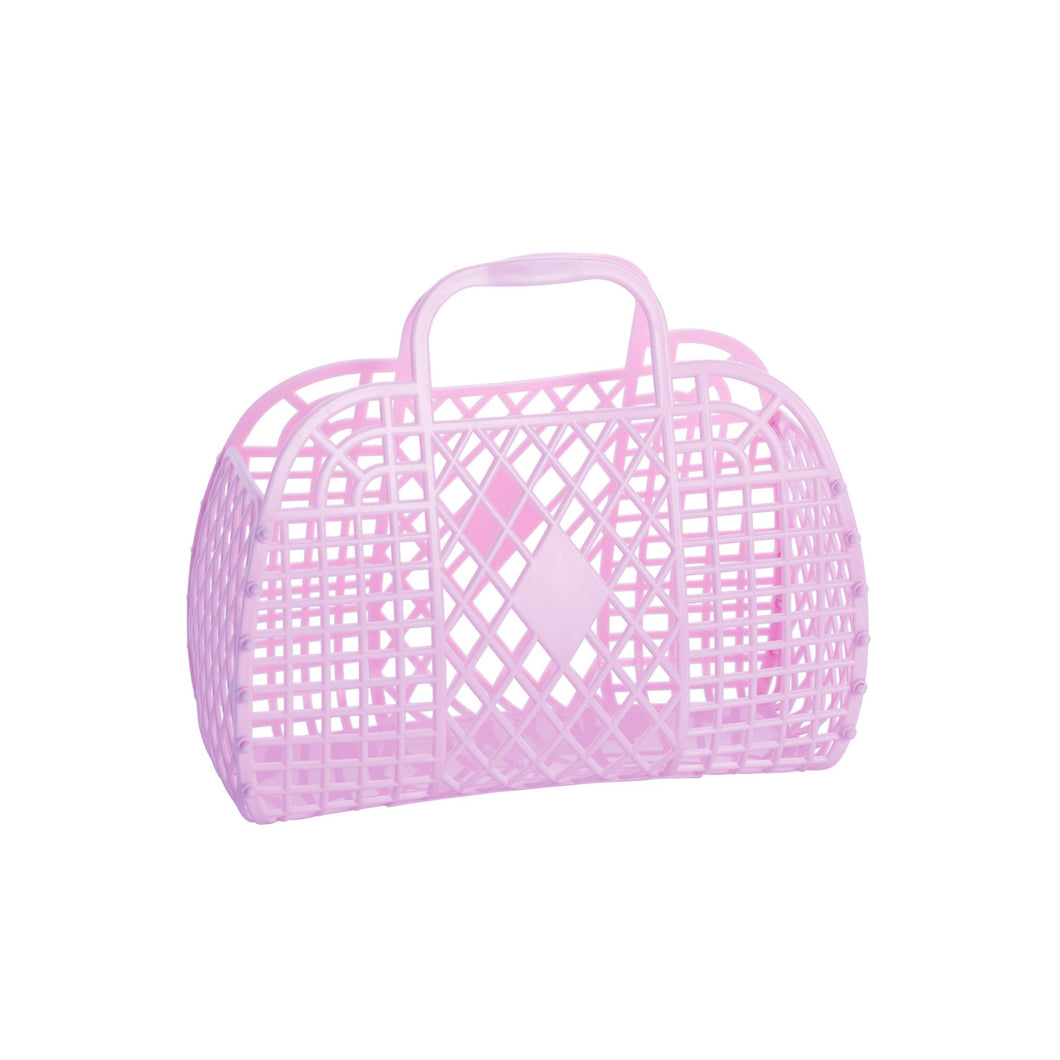 Retro Basket Jelly Bag - Small  Lilac