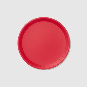 Red Classic Large Plates 9 Inch