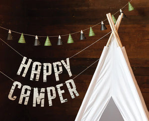 Adventure Happy Camper Banner