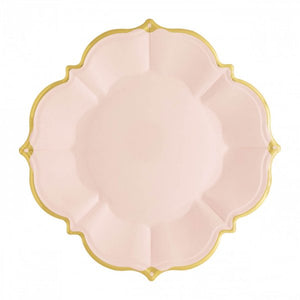 Blush Pink Scalloped Side Plates