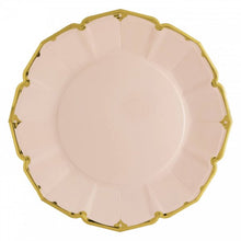Load image into Gallery viewer, Blush Pink Scalloped Dinner Plates
