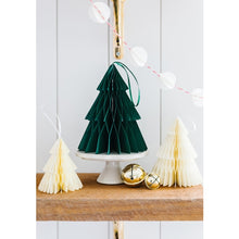 Load image into Gallery viewer, Botanical 3D Green/Cream Trees
