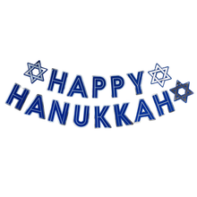 Load image into Gallery viewer, Hanukkah Banner
