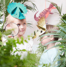 Load image into Gallery viewer, Meri Meri Dinosaur Kingdom Party Hats
