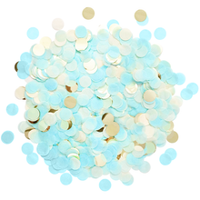 Load image into Gallery viewer, Light Blue and Gold Confetti
