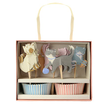 Load image into Gallery viewer, Meri Meri Cute Kittens Cupcake Kit
