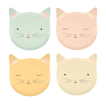 Load image into Gallery viewer, Meri Meri Cute Kitten Plates
