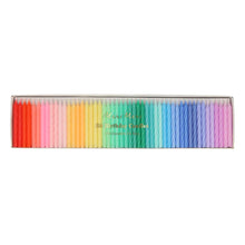 Load image into Gallery viewer, Meri Meri  Rainbow Twisted Mini Candles
