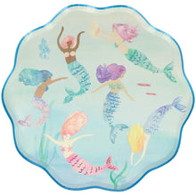 Load image into Gallery viewer, Meri Meri Swimming Mermaid Plate

