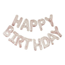 Load image into Gallery viewer, Confetti Filled Happy Birthday Balloon Bunting
