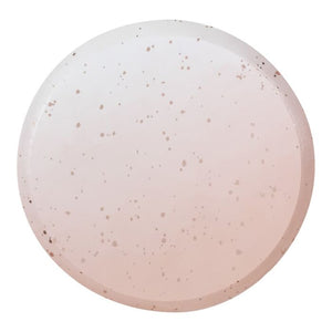 Pink Watercolour Speckle Rose Gold Plates