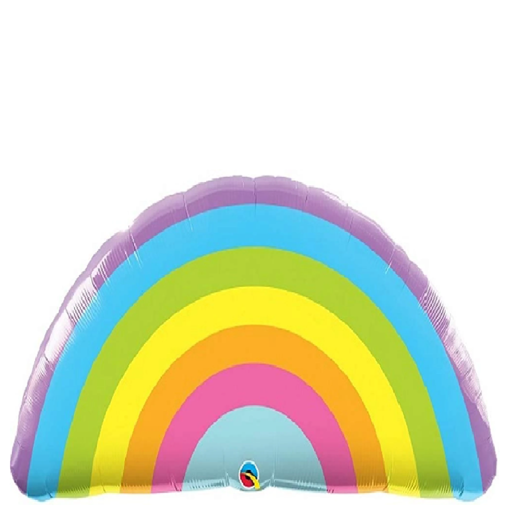Pastel Jumbo Rainbow Foil Balloon