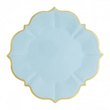 Load image into Gallery viewer, Sky Blue Scalloped Side Plates

