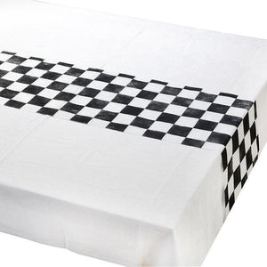 Checkered Fabric Table Runner